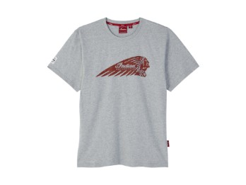 Herren Distressed Headress Marl T-Shirt, Grau