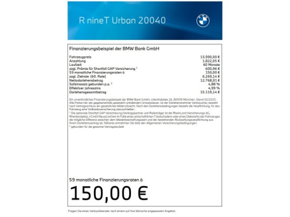 BMW R nineT Urban G/S, 0020040