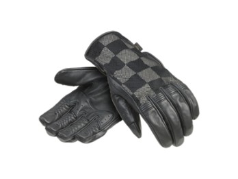 CHECKERBOARD MESH Glove mit Ziegenleder