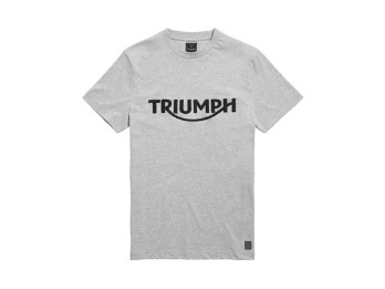 Bamburgh Men Tee grey stiched Logo