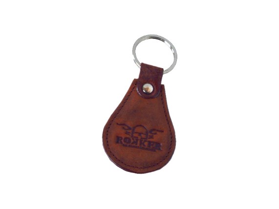 840302, ROKKER Key Ring brown