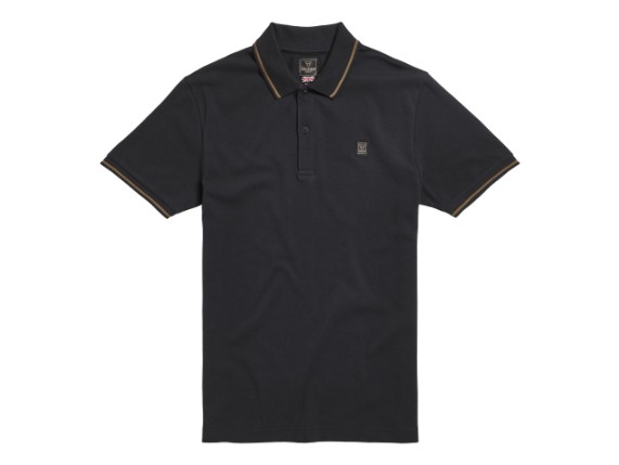 MPOS20003-L, LUSTLEIGH BLACK POLO-L
