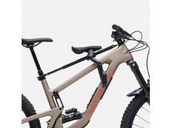 Mountainbike Kindersitz für Kinder im Alter von 2-5 Jahren schwarz