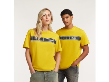 Sport Heritage T-Shirt Unisex schwarz-gelb verschiedene Größen