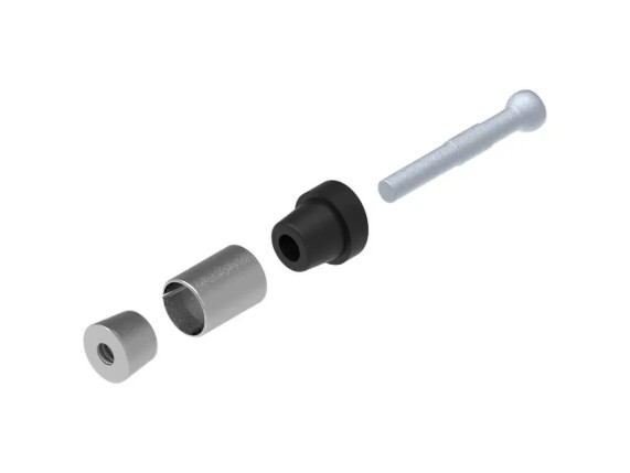 Adapter Handprotektoren silber