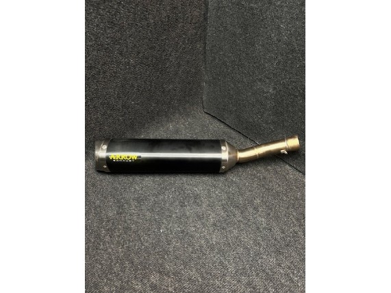 Auspuff Thunder R125, MT125 BJ 2019 schwarz (2)