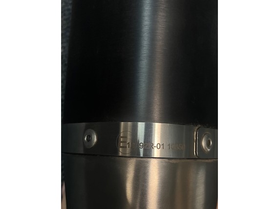 Auspuff Thunder R125, MT125 BJ 2019 schwarz (4)