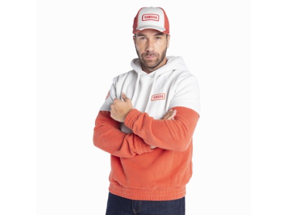cap weiß orange komplett