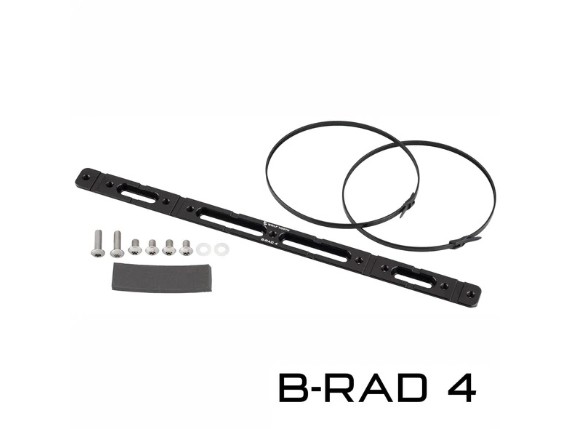 Monatge-Basis Flaschenadapter B-RAD 4-Slot Base schwarz (1) WT-BRAD-4-BLK-03_590x