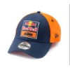 KTM Replica Team Curved Cap (2024) – Official KTM PowerWear, Blue/Orange, 100% Cotton
