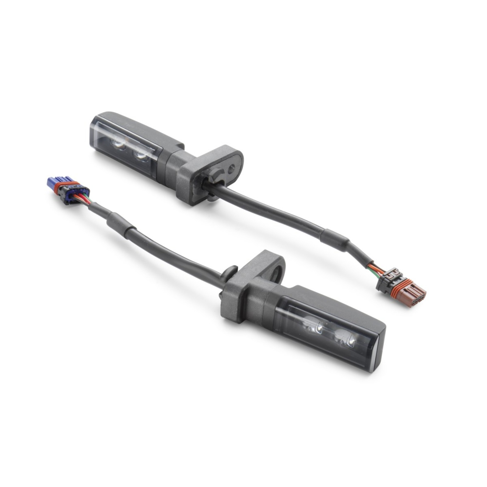 LED Mini-Blinker TEO Rauchgrau Getönt – Mit E-Zulassung Für KTM 525 EXC & Andere Motorräder
