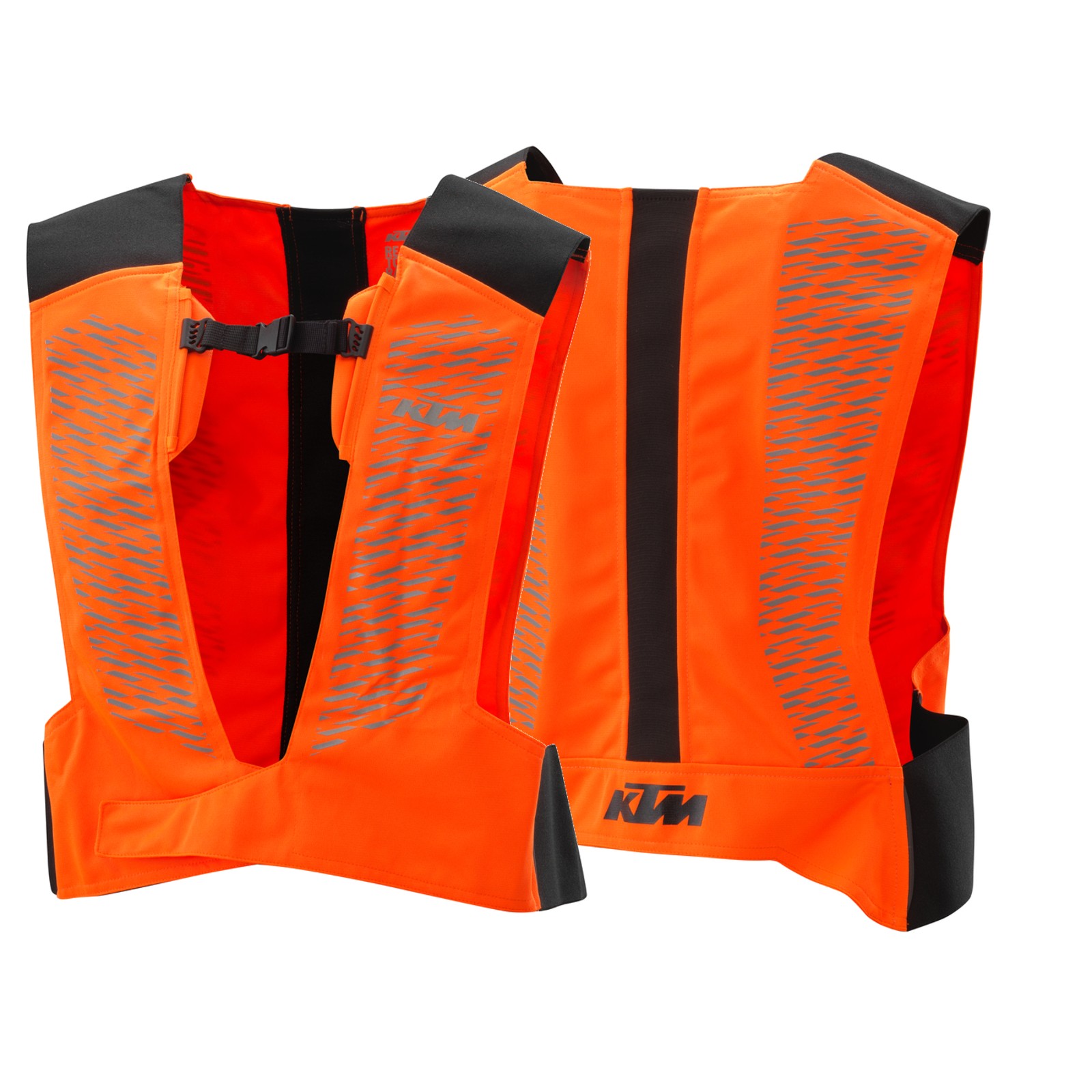 KTM Kinder Warnweste, Sicherheitsweste, Signalweste Safety Jacket Kid in  Orange mit Reißverschluss, Größe M oder L