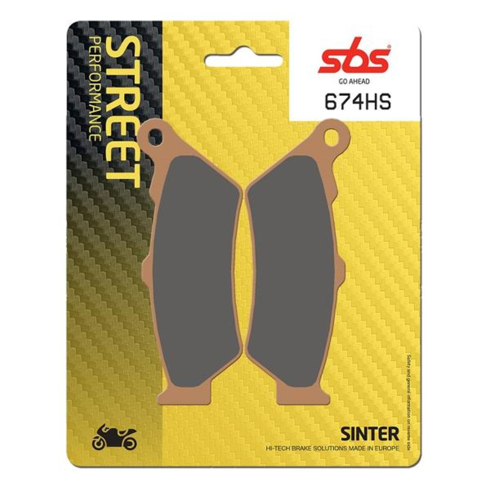 Sbs Bremsbelagsatz 877HS – Sinter-Material, Für Verschiedene Fahrzeuge (Achsenset)