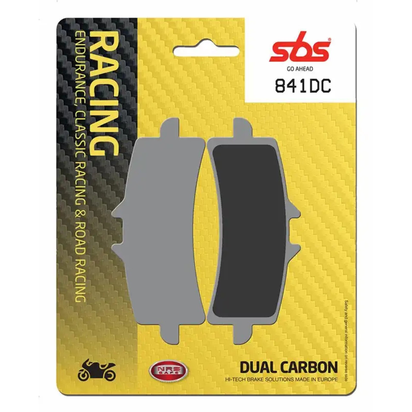 Carbon Bremsbeläge SBS Dual Carbon Racing 841DC
