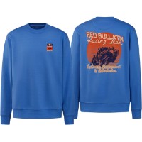 Red Bull Sunset Sweater | Blauer Herren-Sweater mit Backprint