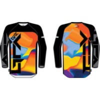 Offroad Shirt | Gravity-FX Air Jersey | black/orange