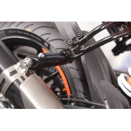Race Sozius Fussraste | KTM Duke Modelle ab 690 | schwarz