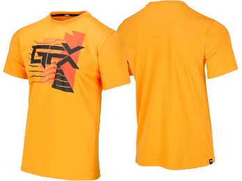 GFX T-SHIRT | Markanter Frontprint in Gelb