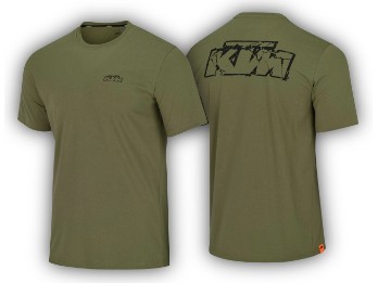 Logo Tee Military Green | Lifestyle-Shirt in Grün
