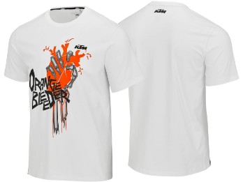 Orange Bleeder Tee | Organic-Cotton-Shirt im Lifestyle-Look