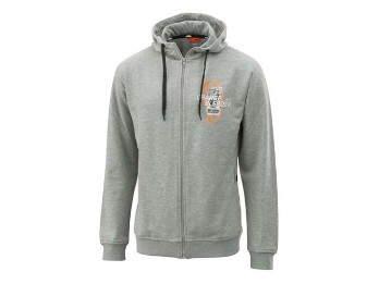 Kapuzen Pullover | orange Fluids Zip Hoodie