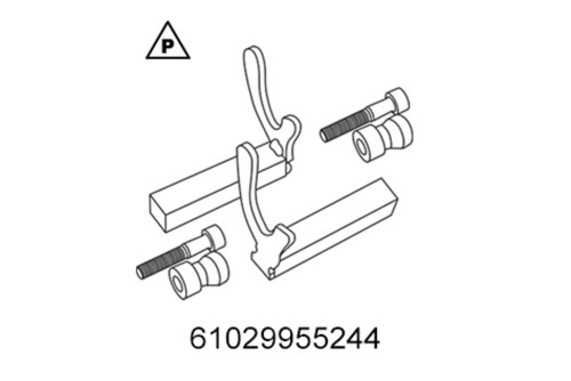 61029955244, UNIVERSAL V-ADAPTER-KIT BAJAJ
