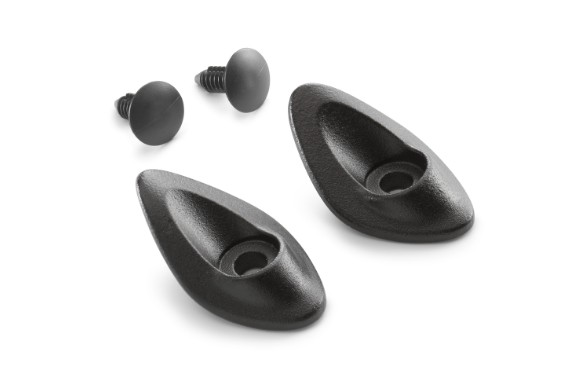 Abdeckung Sozius Fussrasten | 1290/1390  SuperDuke R | schwarz