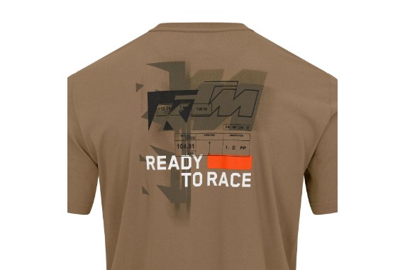 KTM Adventure Rally Tee Detail | KTM Shirt aus Baumwollmix