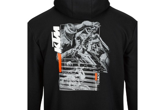 KTM Beast Zip Hoodie Detail | KTM Lifestyle Zip Hoodie