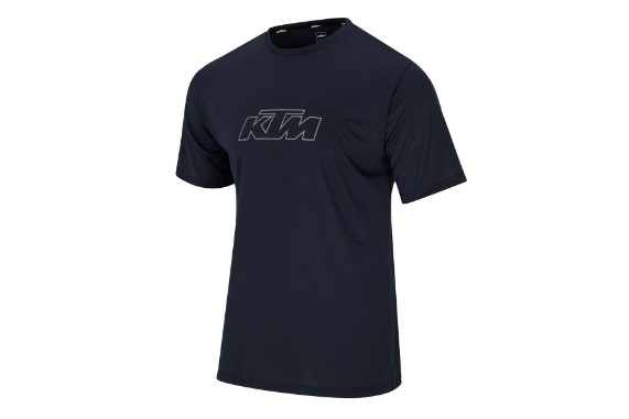 KTM Essential T-Shirt Dark Blue Front | Clean KTM Logo Look