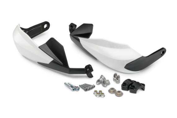 KTM Handschutzkit | Geschlossene Handguards | Weiß | 125 & 390 Duke