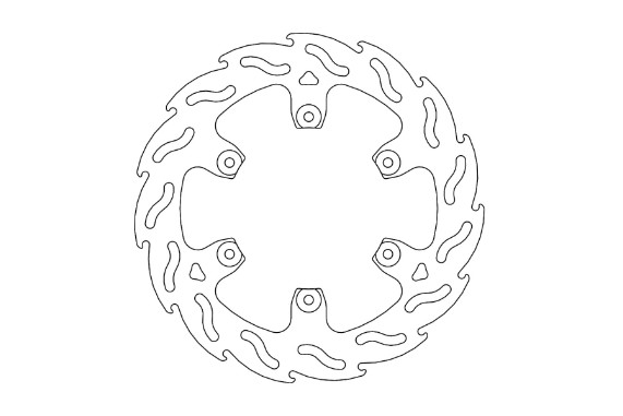 Moto Master Flame Bremsscheibe | 690 SMC-R & Enduro | hinten