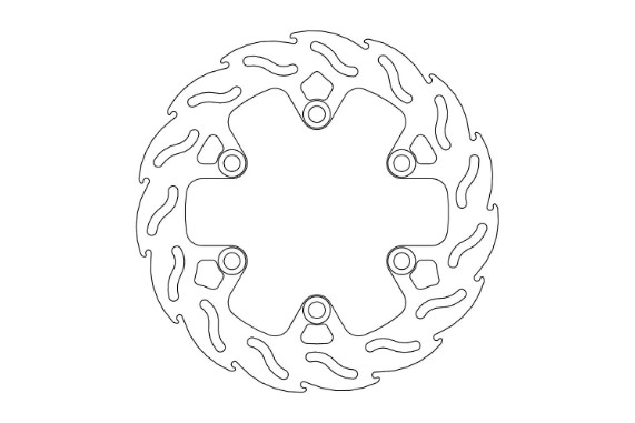 Moto Master Flame Bremsscheibe | hinten | 125 & 390 Duke