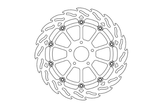 Moto Master Flame Bremsscheibe | vorne | 890 Duke R