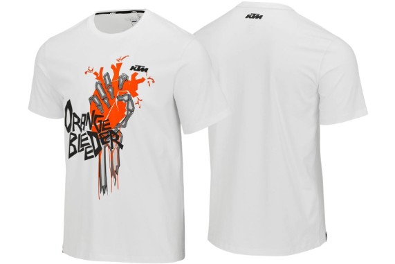 orange Bleeder tee