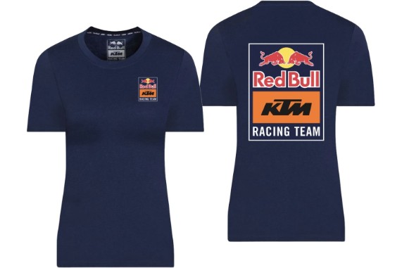 RB KTM Women Backprint T-Shirt Navy