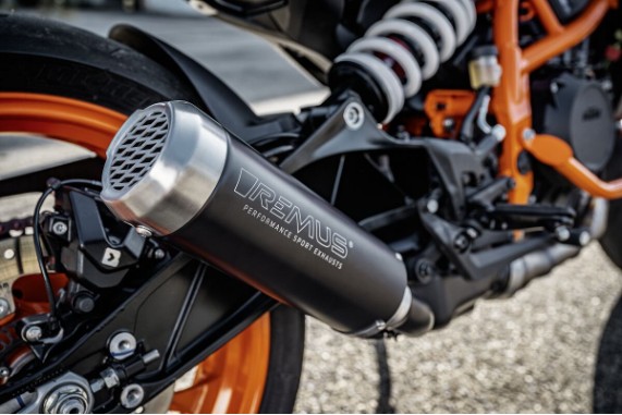 Remus Slip-On Endschalldämpfer montiert | KTM SMC R & Adventure