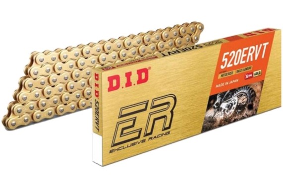 X-Ring Kette | ERVT | gold/gold | 520er Teilung