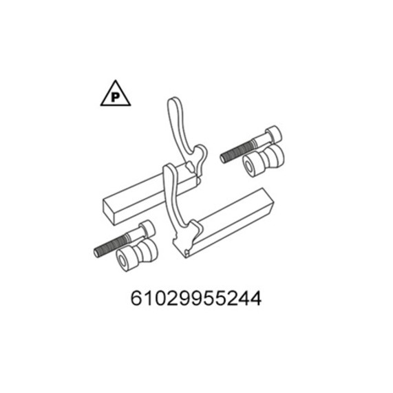 61029955244, UNIVERSAL V-ADAPTER-KIT BAJAJ