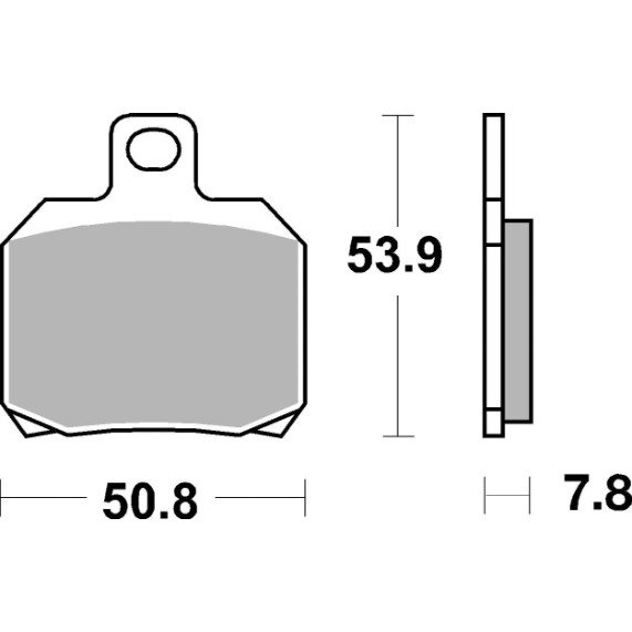 6567306, Bremsbelag Sbs 730LS (Satz Pro Sche