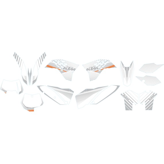 77208190400, GRAPHIC KIT BLACK-CHROM