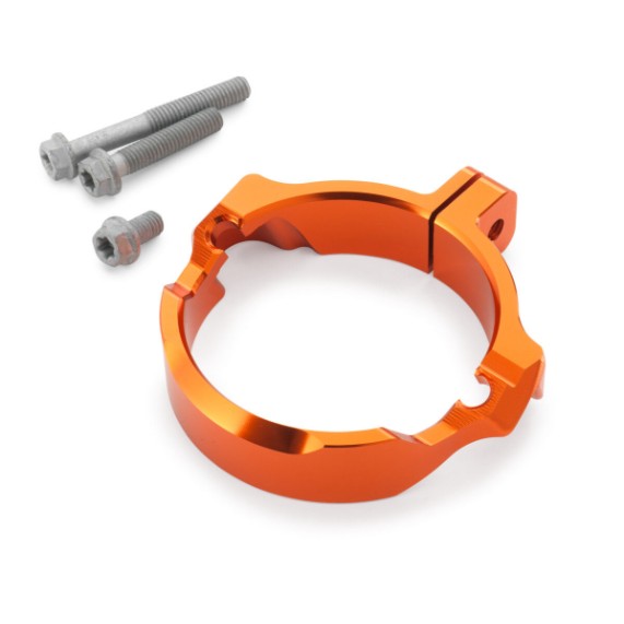 Auspuffflanschschutz | EXC 2-Takt | orange