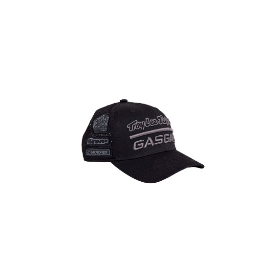 GasGas Team Curved Cap Schwarz | Troy Lee Designs | Offroad-Lifestyle
