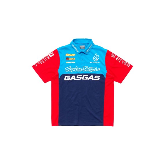 GASGAS TLD Team Pit Shirt | Hochwertiges Team-Polo von Troy Lee Designs