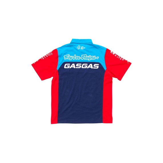GASGAS TLD Team Pit Shirt | Hochwertiges Team-Polo von Troy Lee Designs