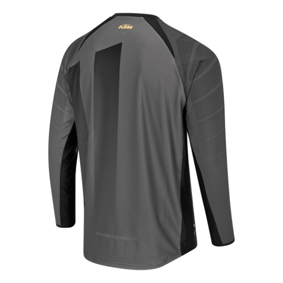 KTM GFX Jersey Grey Rückansicht | Atmungsaktive Mesh-Konstruktion