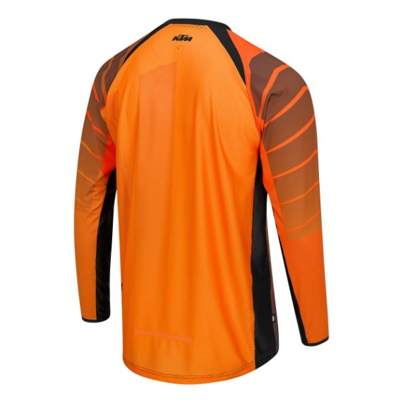 KTM GFX Jersey Orange Rückansicht | Atmungsaktive Mesh-Konstruktion