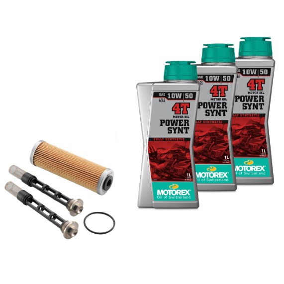 KTM Ölfilterkit | LC8 & 3L Motorex Öl | 790 890 990 kompatibel