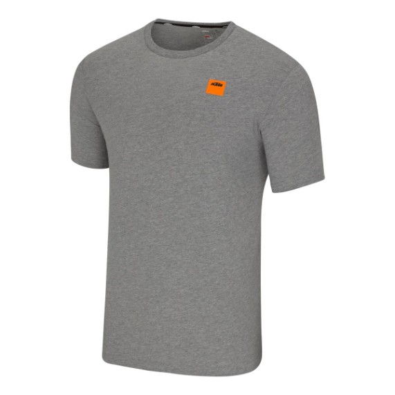 KTM Pure Tee – Vorderseite - Dark Grey Melange
