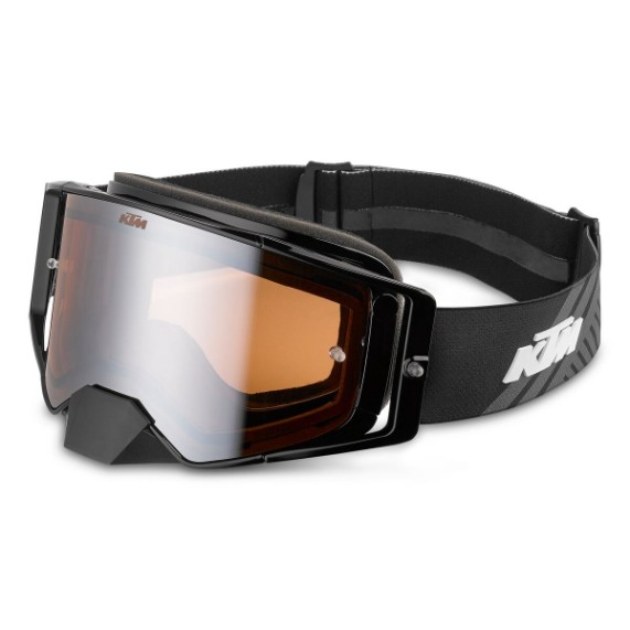 KTM Racetech Goggles Black | Offroad-Brille mit Lens-Lock-System